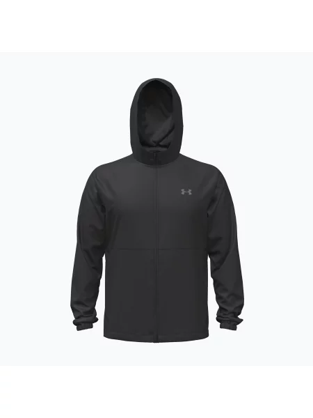 Geacă de alergare pentru bărbați Under Armour Velociti Hooded Jacket ultimate black/reflective negru
