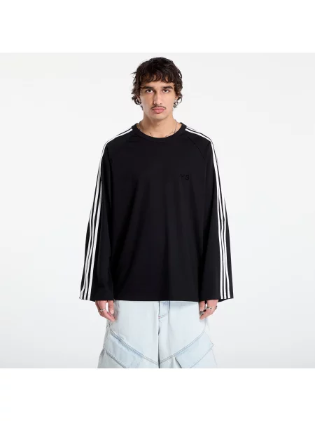 Dlouhé tričko s dlouhým rukávem Y-3 s dlouhými rukávy černé