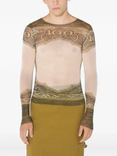 Top Jean Paul Gaultier cu imagine lung