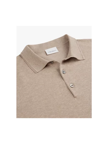 Koszulka polo Profuomo beżowa