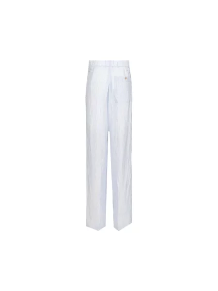 Spodnie Dries Van Noten niebieskie