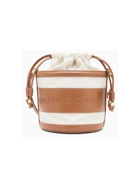 Geantă Armani Exchange maro