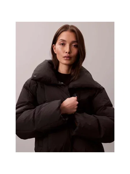 Scurt geacă de blugi Calvin Klein Jeans negru