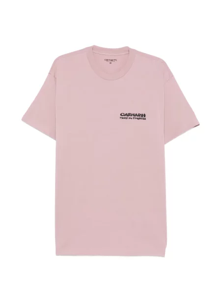 Tricou Carhartt Wip cu imagine roz
