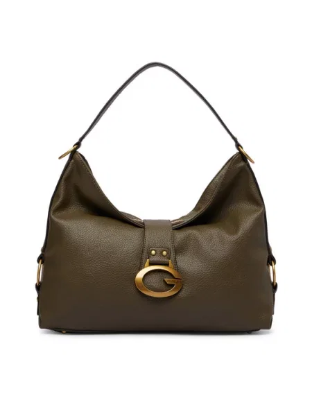 Guess Torebka Camden ciemny zielony