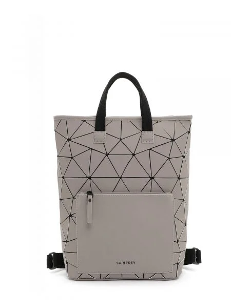 Suri Frey Ruksak Jessy-Lu taupe siva crna