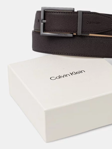Bőr öv Calvin Klein barna