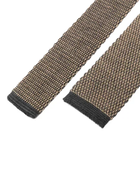 Cravată Corneliani de lână maro