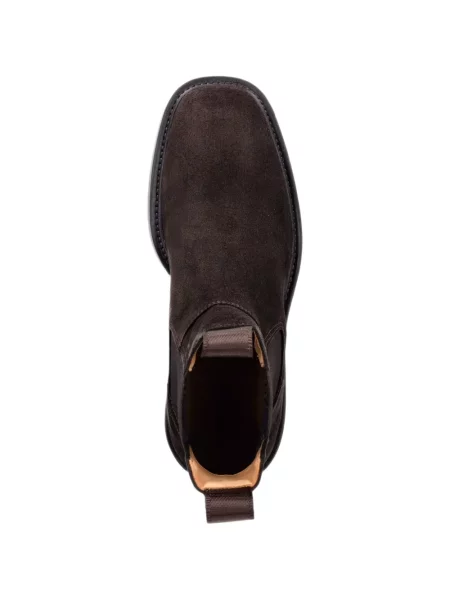 Botine chelsea Gant din piele de căprioară maro