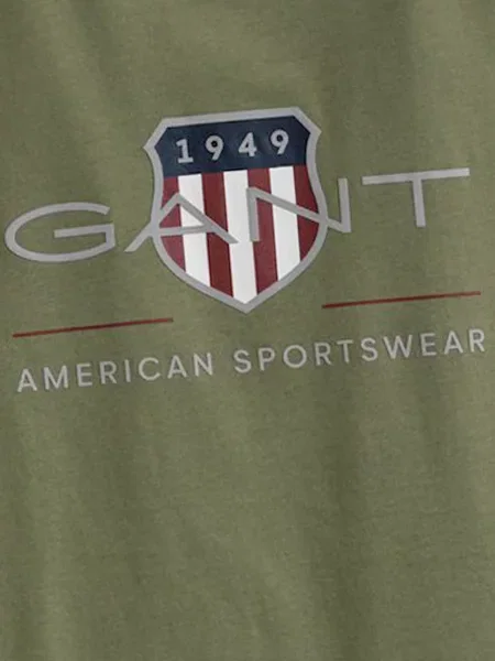 Футболка Gant зелена