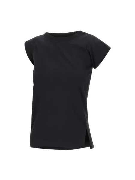 Dzianinowa koszulka Courreges czarna