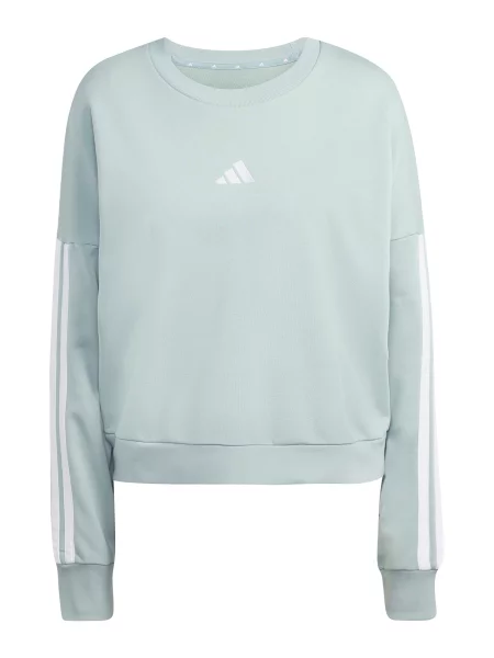 ADIDAS SPORTSWEAR Hanorac sport Essentials verde pastel alb
