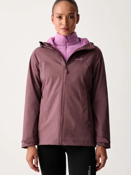 Jack Wolfskin geacă sport pentru femei MOONRISE 2 violet