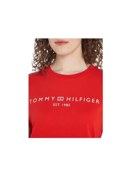Tommy Hilfiger tričko dámske červená