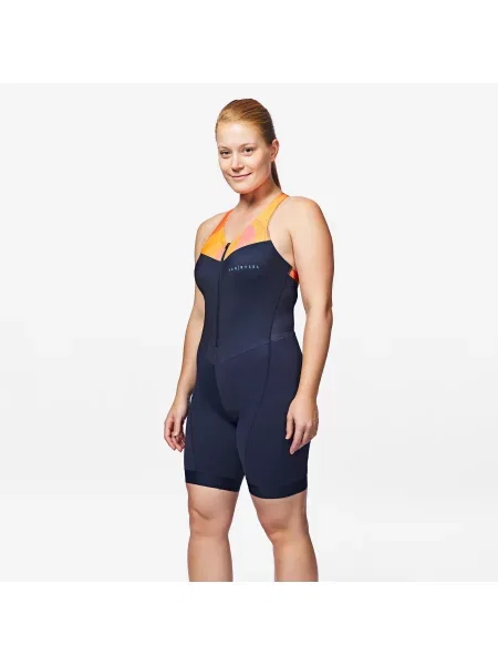 Kombinezon do triathlonu Van Rysel Trifonction SD na krótki dystans niebieski