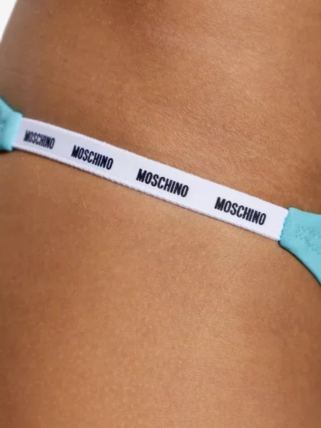 Bikini Moschino cu autograf albastru
