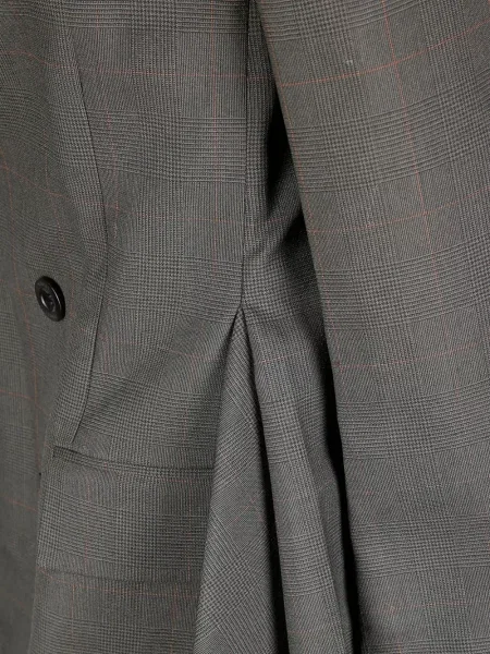 Sacou Sacai în carouri gri