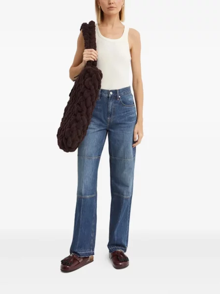 Top Helmut Lang cu broderie