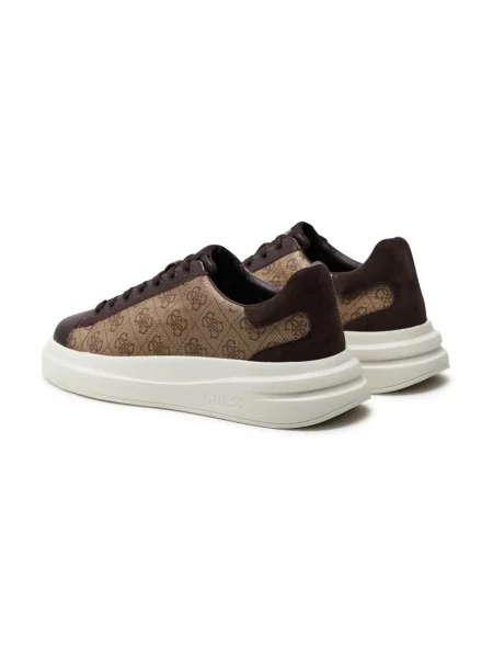 Sneakersy Guess brązowe