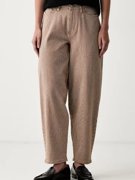 DKNY blugi barrel pentru femei maro