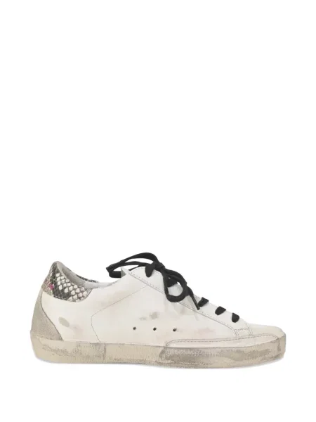 Sneakerși Golden Goose Superstar cu imagine cu imprimeu animal print alb