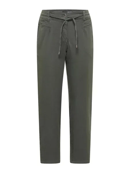 CECIL Pantaloni cutați închis verde