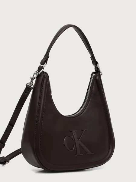 Calvin Klein Geantă de umăr BOLD închis maro