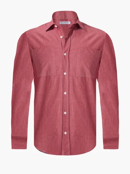 By Diess Collection Cămașă roșu alb