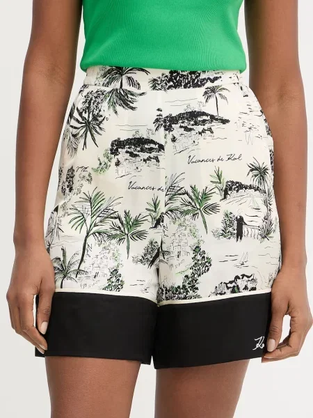 Karl Lagerfeld szorty z beżowe