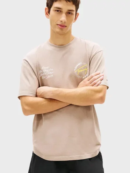 Футболка Tommy Jeans бежева