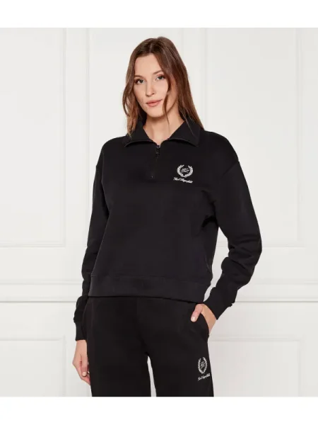Karl Lagerfeld Hanorac hotel | Regular Fit negru
