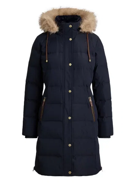 LAUREN RALPH LAUREN Žieminis paltas Tamsiai mėlyna