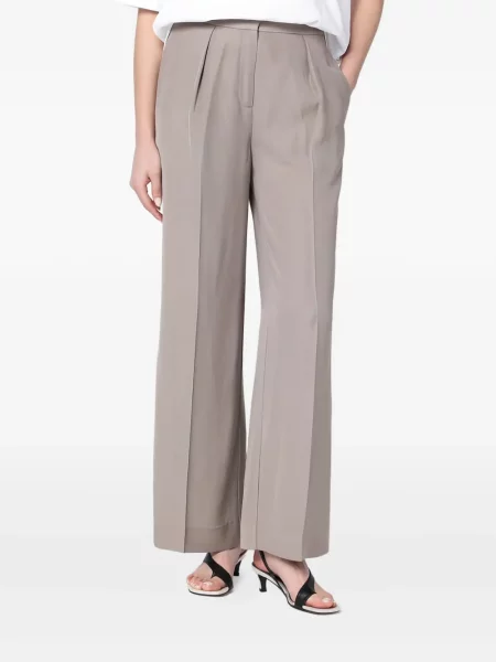 Pantaloni Calvin Klein plisate gri