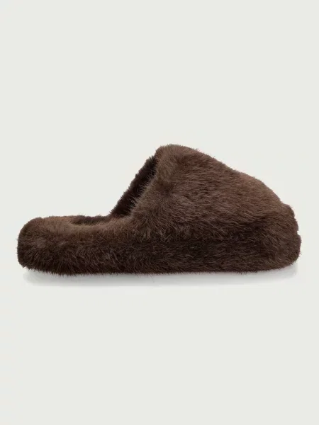 Scholl copati FLUFFY MULE rjava