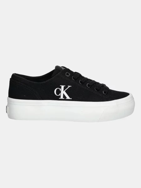 Calvin Klein Jeans Nízke tenisky / biela čierna