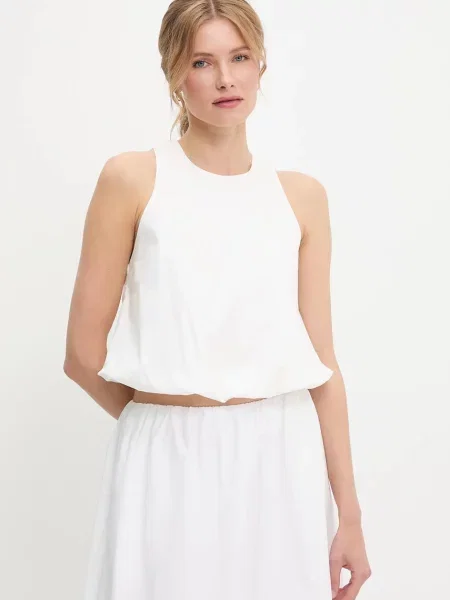 Блуза Answear Lab дамска с изчистен дизайн бяло