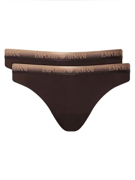 Souprava brazilských kalhotek Emporio Armani Underwear béžové
