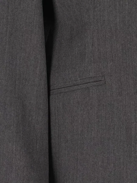 Sacou Dusan cu model herringbone gri