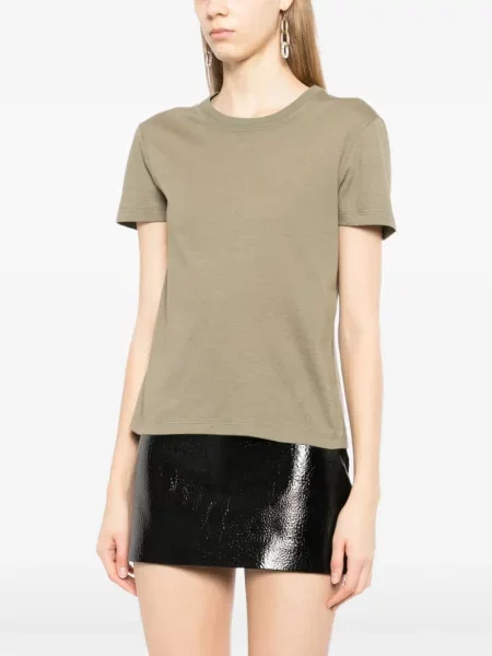 Tricou Tom Ford cu broderie verde
