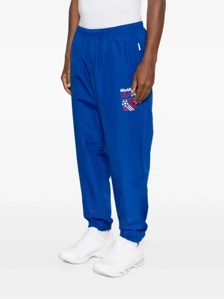 Bėgimas elastingas juosmuo kelnės Adidas su autografu juoda