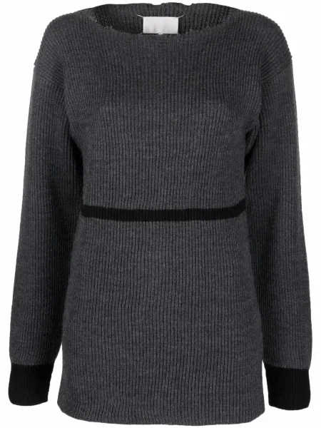 Pulover Maison Margiela tricotate gri