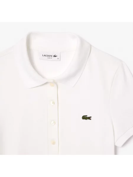 Поло Lacoste белое