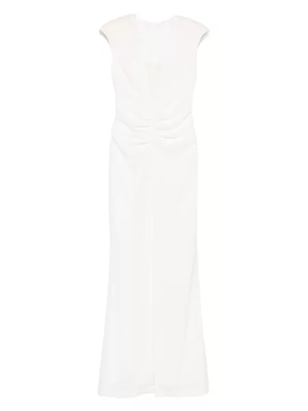 Rochie Silk Love & Lace de mătase de costum alb