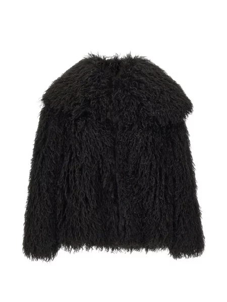 Gulerat geacă Kaos cu blană negru