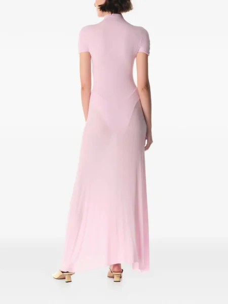 Rochie maxi Manuri de costum roz