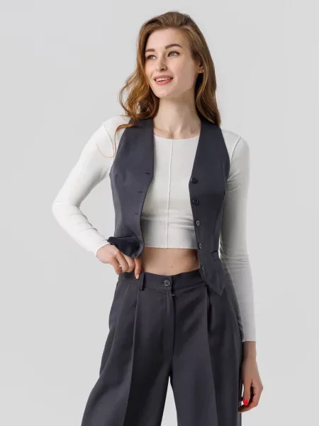 Жилет Lawa серый