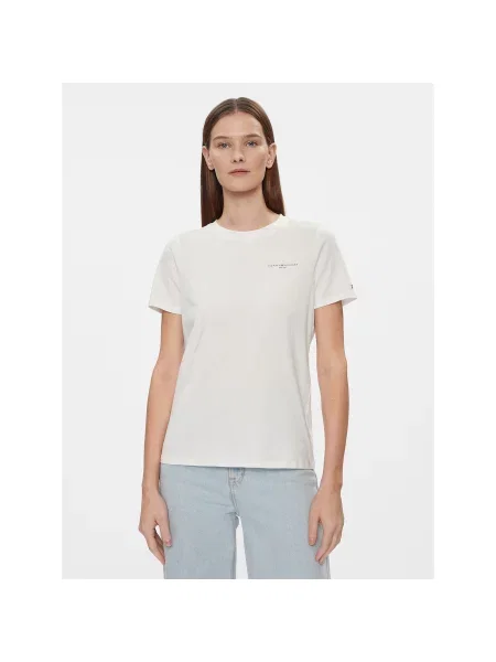 Tommy Hilfiger osnovna kratka majica bež