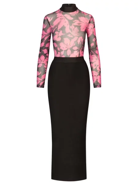 Kraimod Rochie de seară roz negru