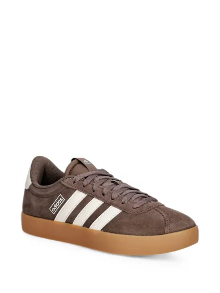 Pantaloni sport Adidas din piele de căprioară cu imagine cu model zebră verde