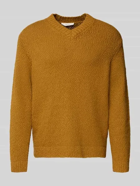 Sweter z dzianiny o kroju regular fit z czystej bawełny ekologicznej model ‘Angus’ Selected Homme